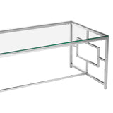 Silver Glass Coffee Table