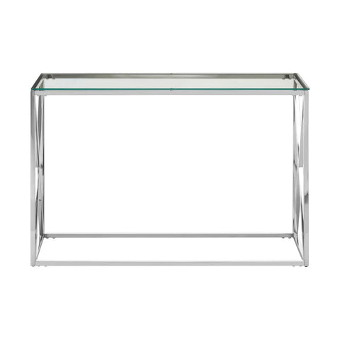 Silver Cross Console Table