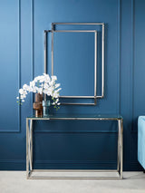 Silver Cross Console Table
