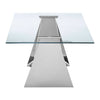 Reflective Stainless Steel Coffee Table