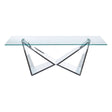 Reflective Stainless Steel Coffee Table