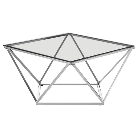 Luxury Stainless Steel Glass Table