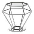 Prismatic Silver Diamond Table