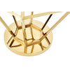 Gilded Diamond Glass End Table