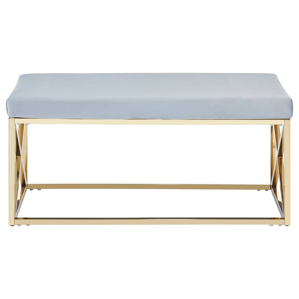 Luxe Velvet Gold Bench