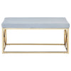 Luxe Velvet Gold Bench