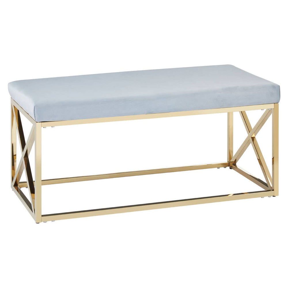 Luxe Velvet Gold Bench