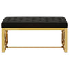 Luxe Velvet Gold Bench