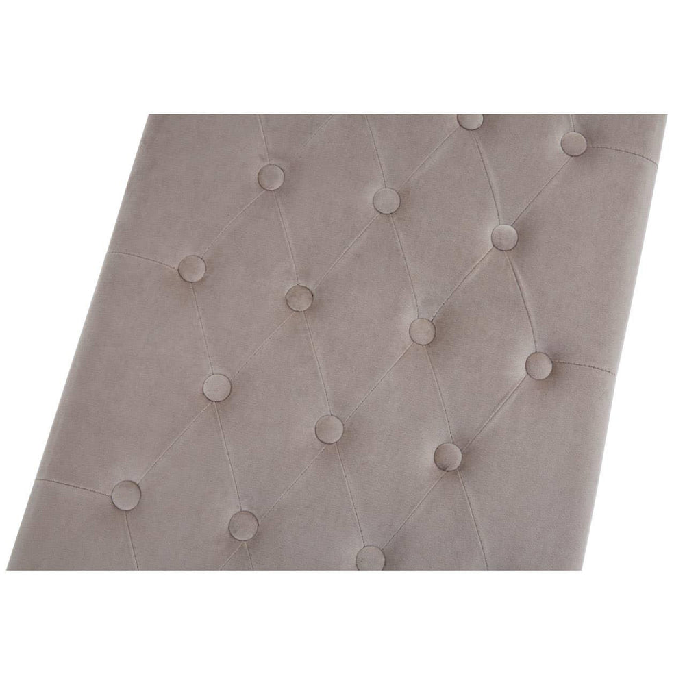 Luxe Velvet Silver Bench