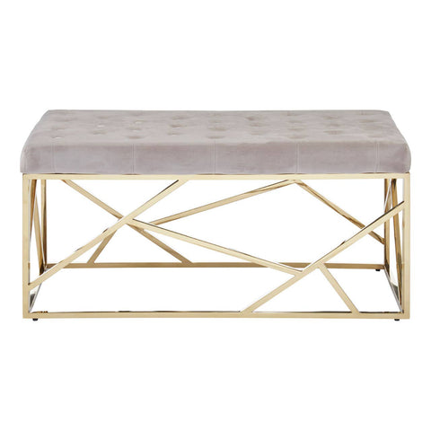 Luxe Velvet Gold Bench