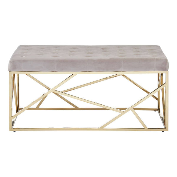 Luxe Velvet Gold Bench