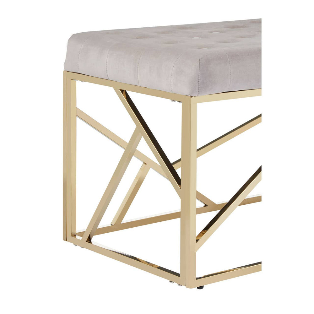Luxe Velvet Gold Bench