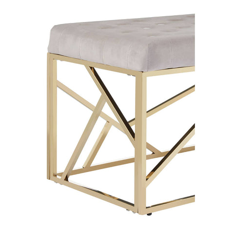 Luxe Velvet Gold Bench
