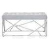 Luxe Velvet Silver Bench