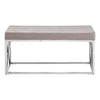 Luxe Velvet Steel Bench