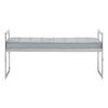 Sleek Steel Bench