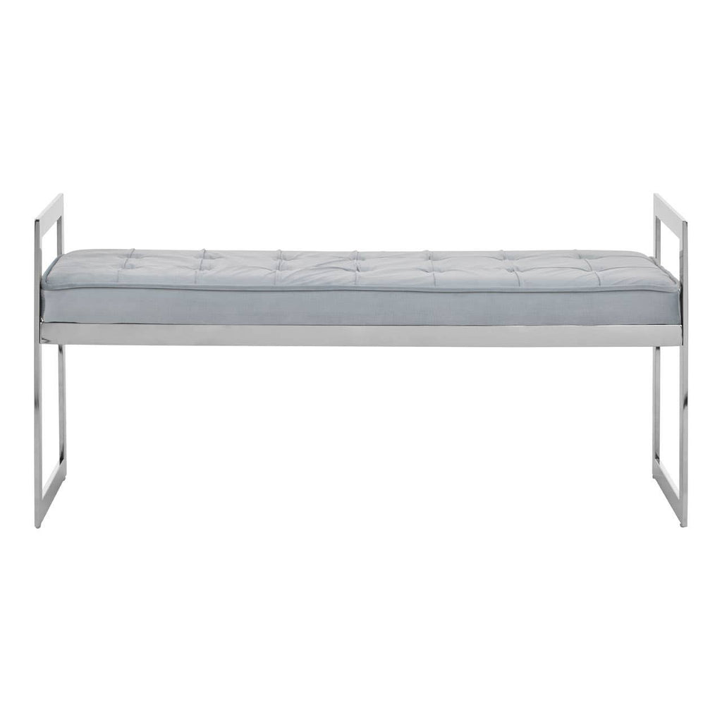 Sleek Steel Bench