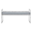 Sleek Steel Bench