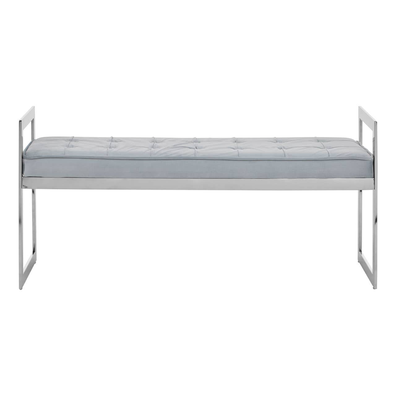 Sleek Steel Bench