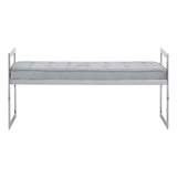 Sleek Steel Bench