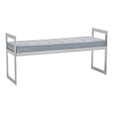 Sleek Steel Bench