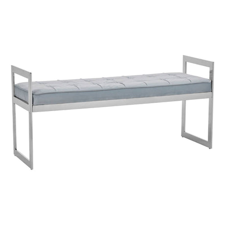 Sleek Steel Bench