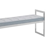 Sleek Steel Bench