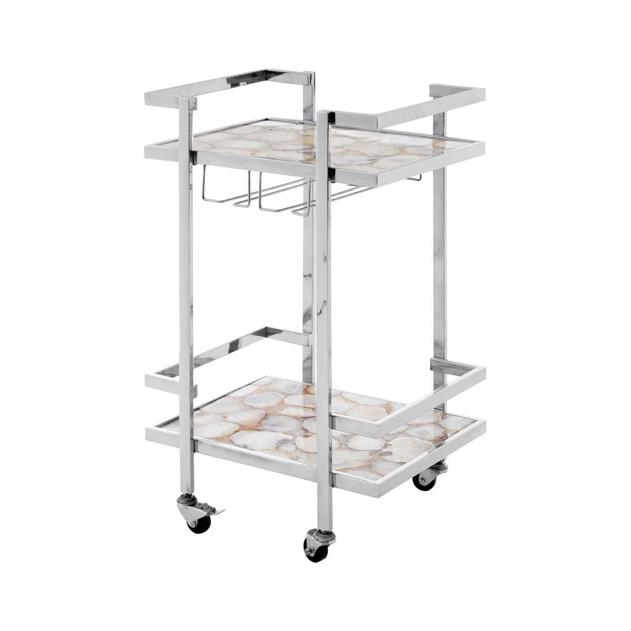 Agate Stone Drinks Cart