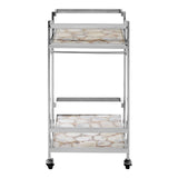 Agate Stone Drinks Cart