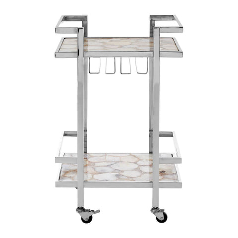 Agate Stone Drinks Cart