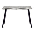 Boho Striped Bone Inlay Table