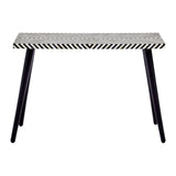 Boho Striped Bone Inlay Table