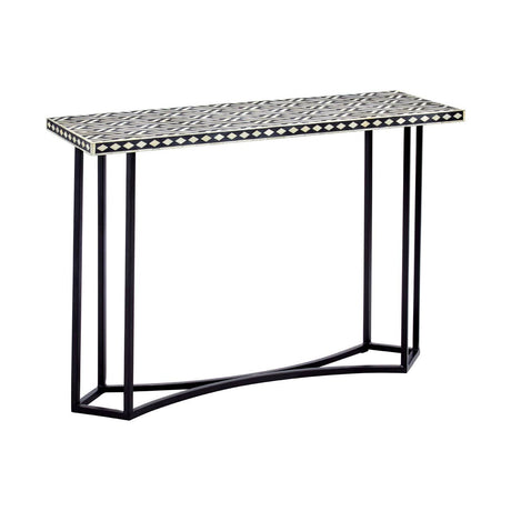 Boho Bone Inlay Console