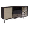 Boho Mango Wood Sideboard with Doors & Drawers