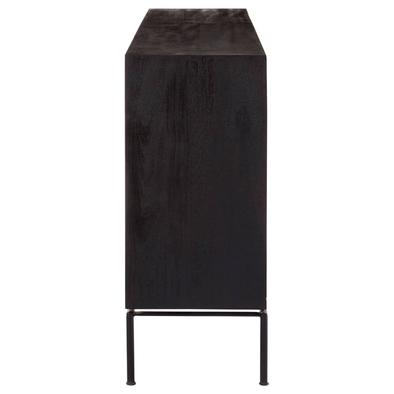 Boho Mango Wood Sideboard with Doors & Drawers