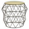 Ivory Enamel Side Table