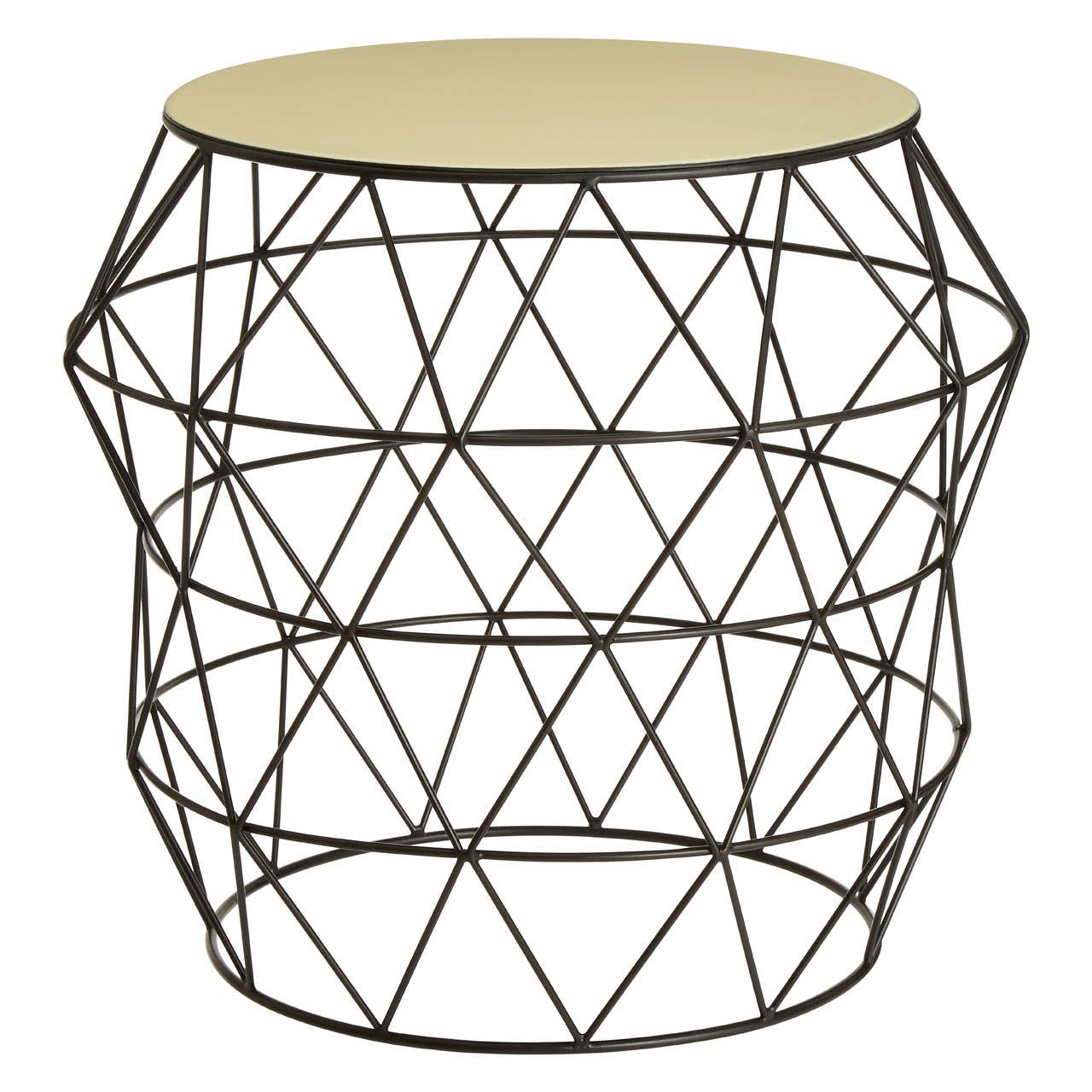 Ivory Enamel Side Table