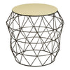 Ivory Enamel Side Table