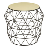 Ivory Enamel Side Table