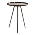 Iron Glass Side Table