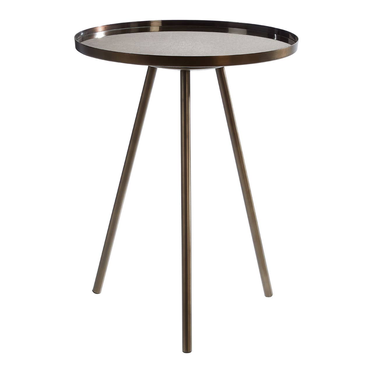 Iron Glass Side Table