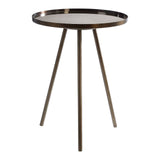 Iron Glass Side Table