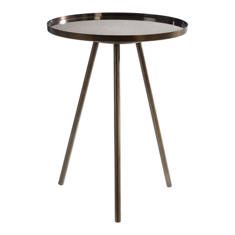 Iron Glass Side Table