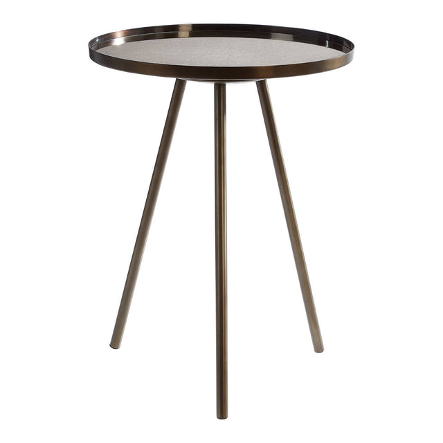 Iron Glass Side Table