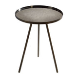 Iron Glass Side Table