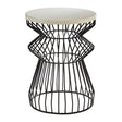 Curved Iron Side Table