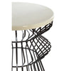 Curved Iron Side Table
