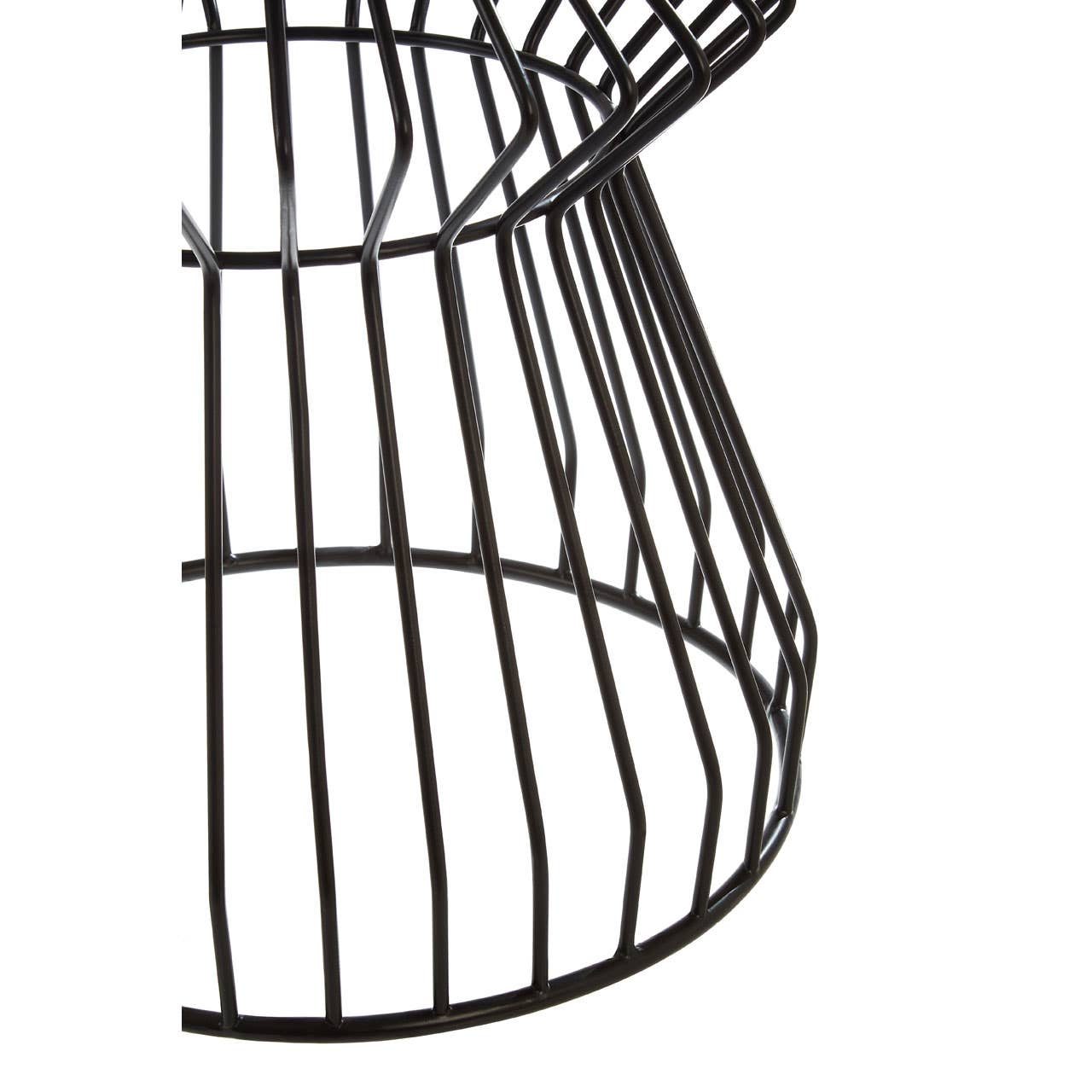 Curved Iron Side Table