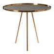 Golden Elegance Side Table