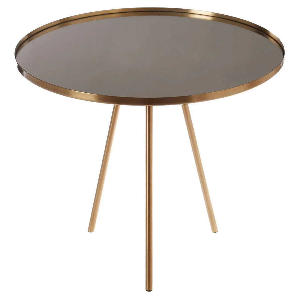 Golden Elegance Side Table